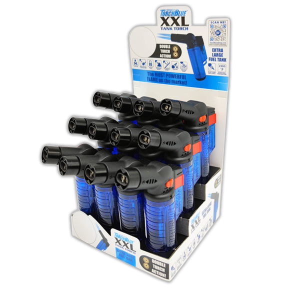 ITEM NUMBER 022507 XXL TORCH BLUE TANK TORCH 12 PIECES PER DISPLAY