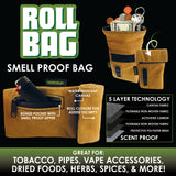 Smell Proof Canvas Roll Bag- 6 Pieces Per Retail Ready Display 22542