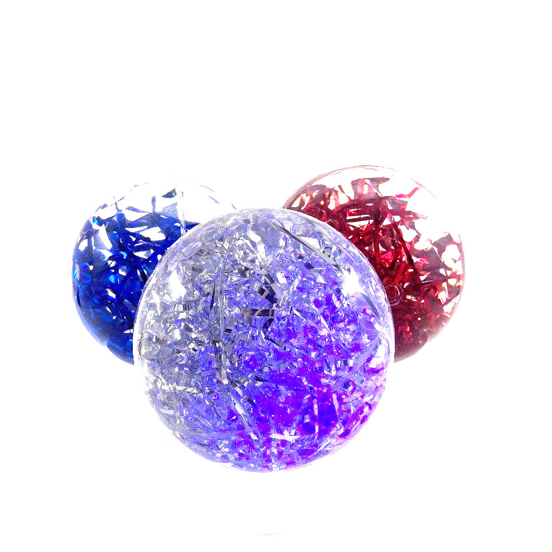 ITEM NUMBER 022551 GLITTER BALL LIGHT UP 12 PIECES PER DISPLAY