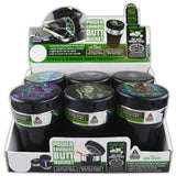 Printed Lid Butt Bucket Ashtray with Power Exhaust Fan- 6 Pieces Per Retail Ready Display 22638
