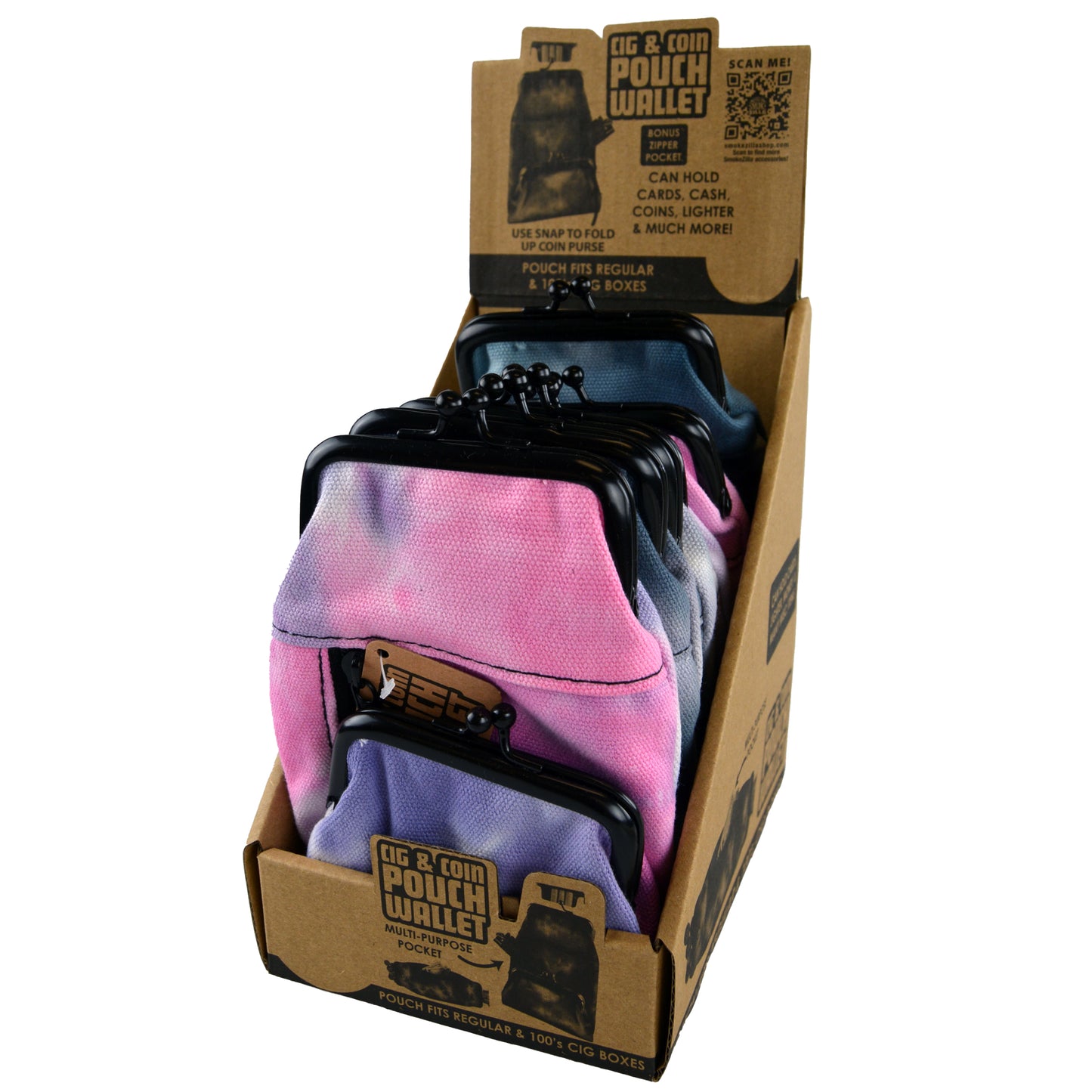 ITEM NUMBER 022665 CANVAS CIG POUCH 6 PIECES PER DISPLAY