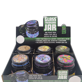 Glass Storage Jar with Clasp- 6 Pieces Per Retail Ready Display 22679