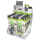 WHOLESALE ROUGHNECK RECHARGEABLE AA BATTERY 12 PIECES PER DISPLAY 22701