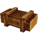 Wood Magic Crate Storage Box- 6 Pieces Per Retail Ready Display 22776