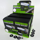 Phone Mount with Rearview Mirror Clamp- 4 Pieces Per Retail Ready Display 22786