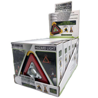 ITEM NUMBER 022808 ROUGHNECK HAZARD LIGHT 6 PIECES PER DISPLAY