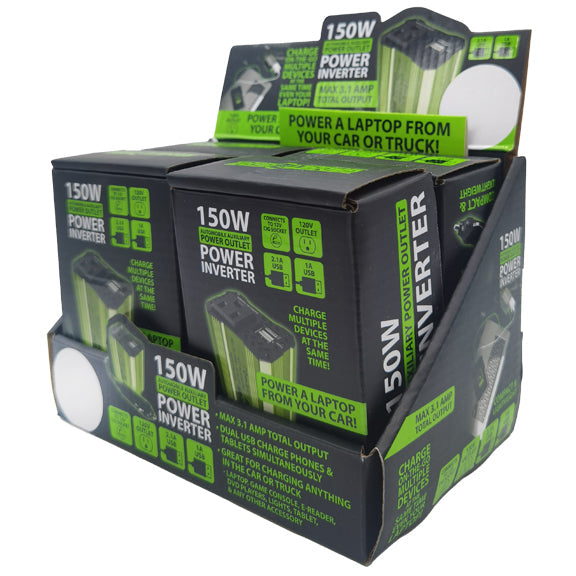 ITEM NUMBER 022829 CAR (DC) POWER INVERTER 4 PIECES PER DISPLAY