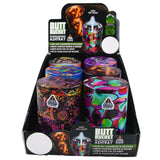 Full Print Butt Bucket Ashtray with LED Light- 6 Pieces Per Retail Ready Display 22843