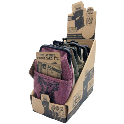 ITEM NUMBER 022844 CANVAS CIG POUCH 6 PIECES PER DISPLAY
