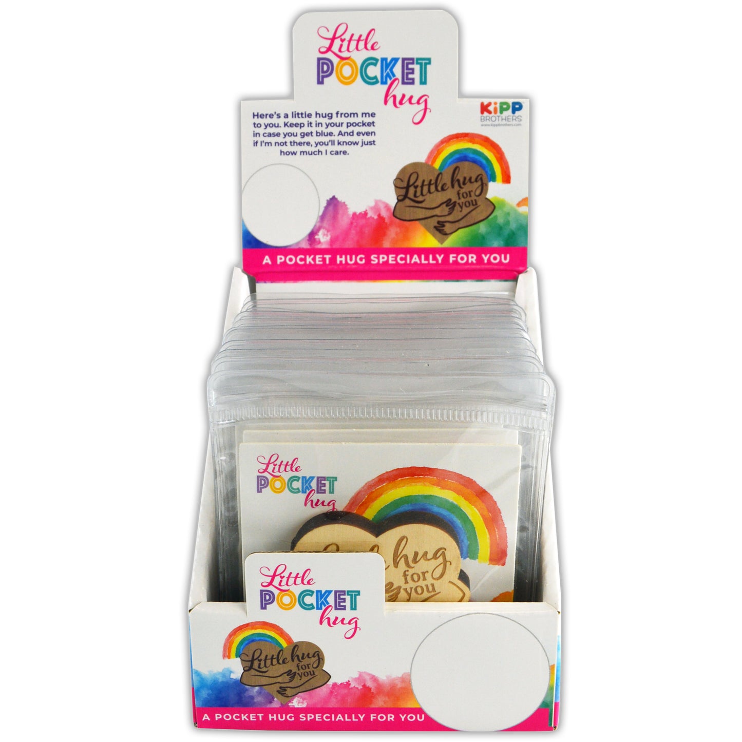 ITEM NUMBER 022873 LITTLE POCKET HUG 12 PIECES PER DISPLAY