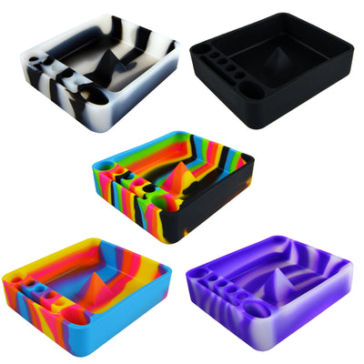 ITEM NUMBER 022892 SILICONE PYRAMID ASHTRAY 6 PIECES PER DISPLAY