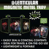 WHOLESALE 3D LENTICULAR MAGNETIC METAL TRAY 6 PIECES PER DISPLAY 22915