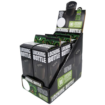 ITEM NUMBER 022926 LOCKING BOTTLE JAR 6 PIECES PER DISPLAY