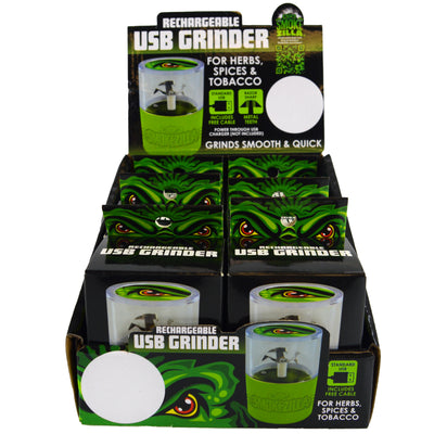 ITEM NUMBER 022928 USB GRINDER 6 PIECES PER DISPLAY