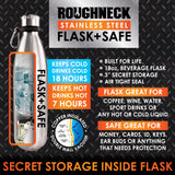 WHOLESALE STAINLESS FLASK SAFE 6 PIECES PER DISPLAY 22931