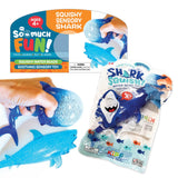 WHOLESALE SQUISHY SENSORY SHARKS 12 PIECES PER PACK 22967