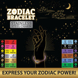 Zodiac Charm Bracelet- 12 Pieces Per Display 22969