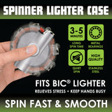 Metal Spinner Lighter Case- 12 Pieces Per Retail Ready Display 23059