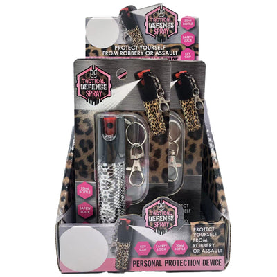 ITEM NUMBER 023102 TAC GEAR DEFENSE SPRAY 6 PIECES PER DISPLAY