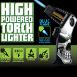 WHOLESALE ZINC PRINTED TORCH LIGHTER 6 PIECES PER DISPLAY 23118