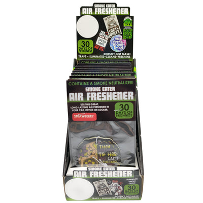 ITEM NUMBER 023146 SMOKE EATER AIR FRESHENER 12 PIECES PER DISPLAY