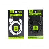 WHOLESALE BASIC 3FT USB-TO-USB-C CABLE 4 PIECES PER PACK 23162