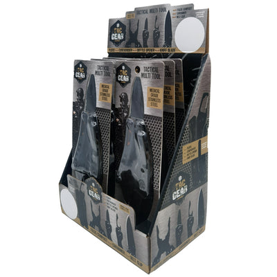 ITEM NUMBER 023225 TAC GEAR MULTITOOL KNIFE 6 PIECES PER DISPLAY