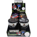 Printed Lid Butt Bucket Ashtray with LED Light- 6 Pieces Per Retail Ready Display 23252