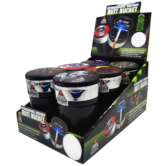 ITEM NUMBER 023252 PRINTED BUTT BUCKET 6 PIECES PER DISPLAY