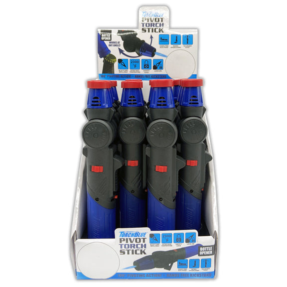 ITEM NUMBER 023280 TORCH BLUE PIVOT STICK 12 PIECES PER DISPLAY