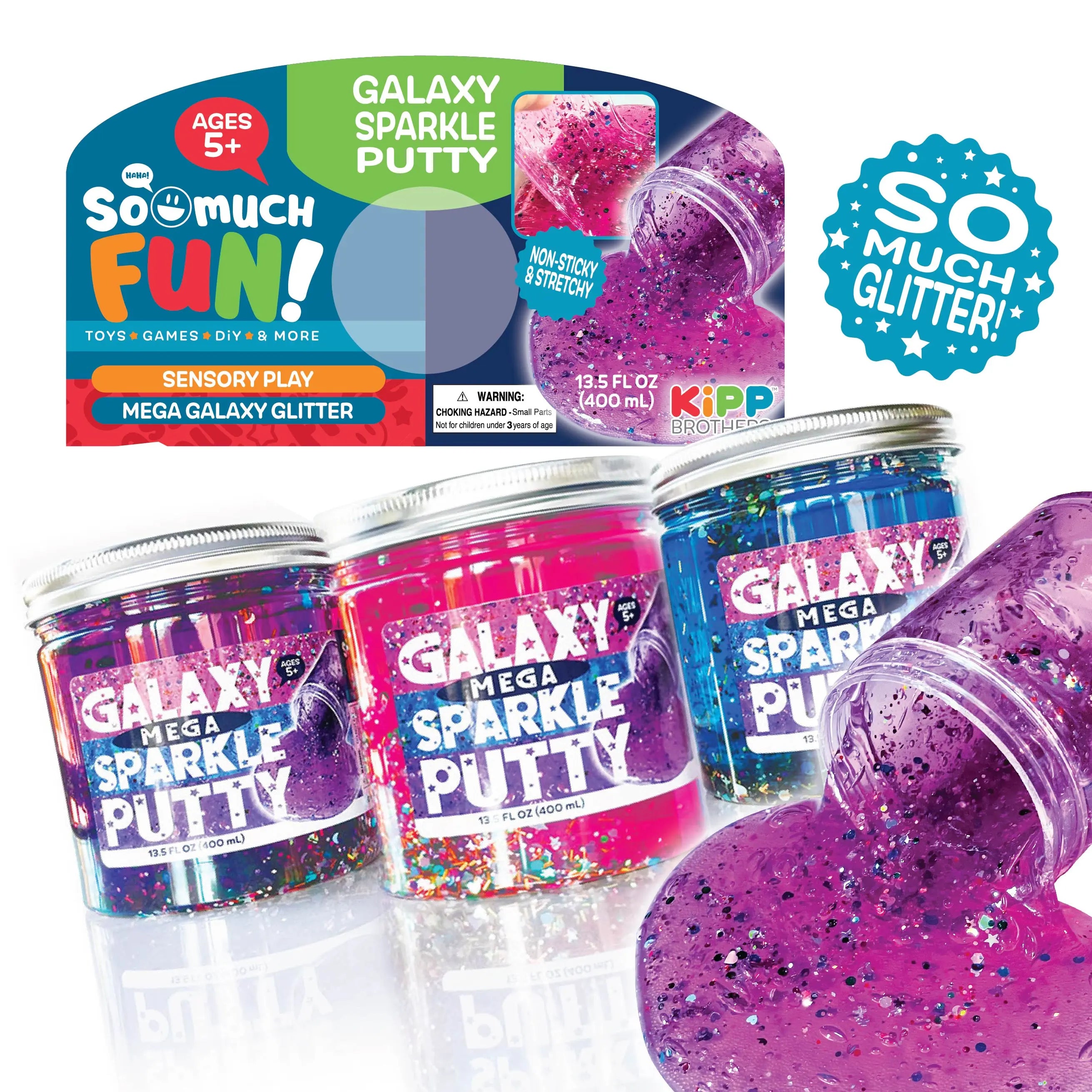 Galaxy Sparkle Slime Putty - 8 Pieces Per Pack 23284 – NOVELTY INC ...
