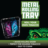 WHOLESALE METAL ROLLING TRAY 6 PIECES PER DISPLAY 23228