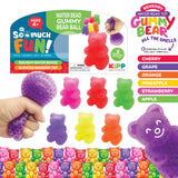 Squish & Squeeze Scented Gummy Bear Bead Ball Toy - 12 Pieces Per Pack 23355