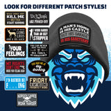 WHOLESALE PATCH WINTER HAT 12 PIECES PER DISPLAY 23366