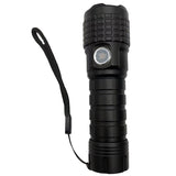 LED Flashlight Waterproof with Laser - 6 Pieces Per Retail Ready Display 23387