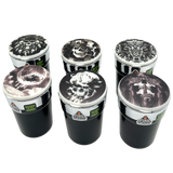 Glow In The Dark Lid Butt Bucket Ashtray with LED Light - 6 Per Retail Ready Wholesale Display 23543