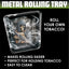ITEM NUMBER 023546 ROLL TIN TRAY 6 PIECES PER DISPLAY