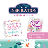 Inspirational Glass Keepsake - 6 Pieces Per Retail Ready Display 23574