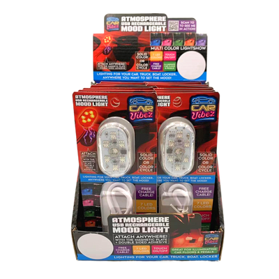 ITEM NUMBER 023576 LED MULTI COLOR MAGNETIC LAMP 12 PIECES PER DISPLAY