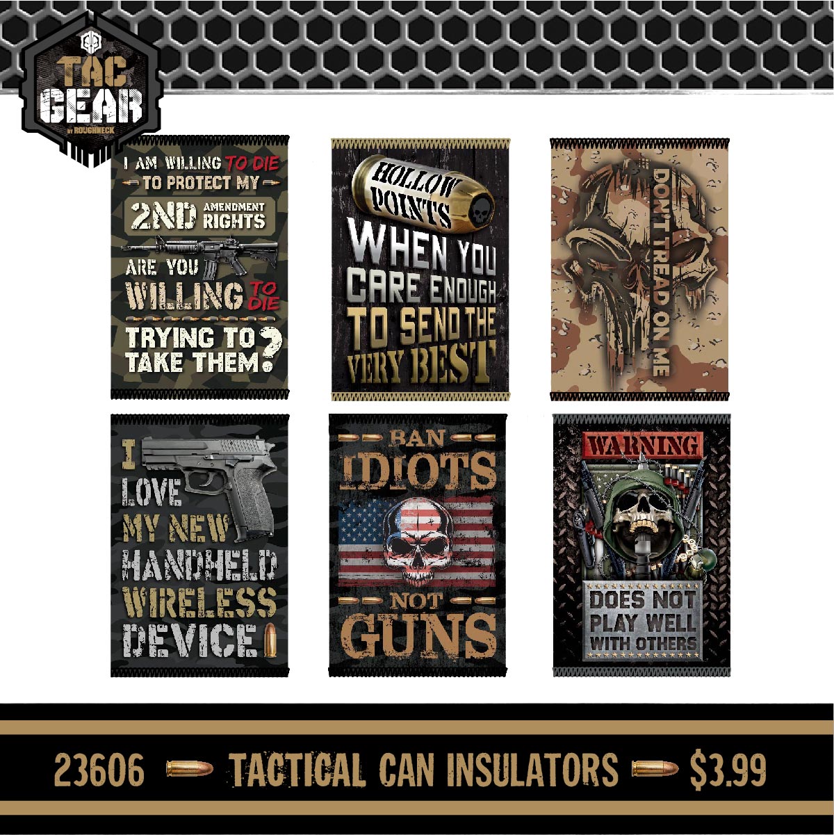 ITEM NUMBER 088448 TAC GEAR CUPS+ ACCESSORIES FLOOR DISPLAY 72 PIECES PER DISPLAY