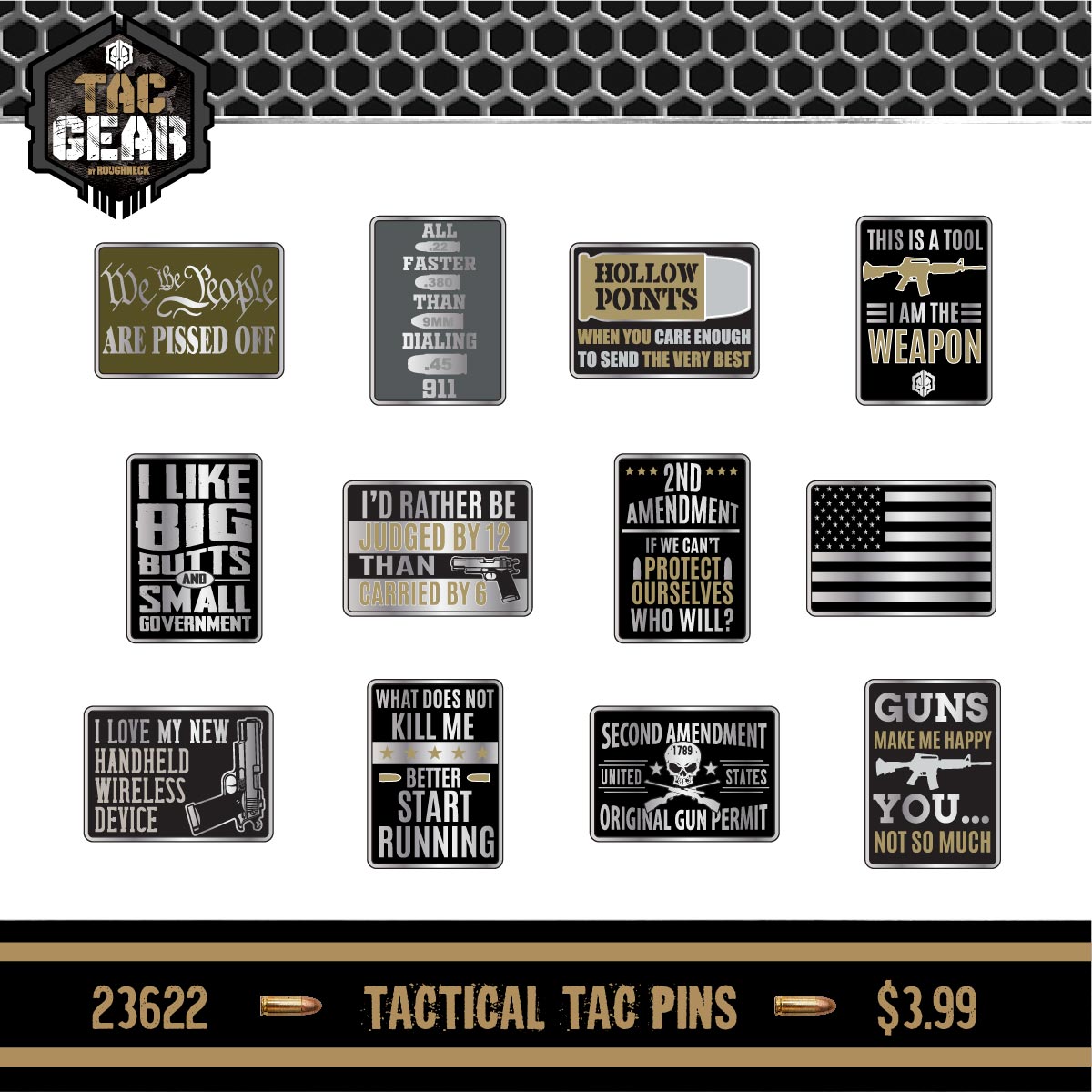 ITEM NUMBER 088448 TAC GEAR CUPS+ ACCESSORIES FLOOR DISPLAY 72 PIECES PER DISPLAY