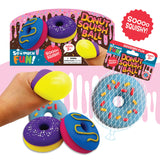 Squish & Squeeze Donut Ball - 12 Pieces Per Pack 23675