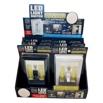 ITEM NUMBER 023692 LED LIGHT SWITCH 6 PIECES PER DISPLAY