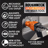 WHOLESALE ROUGHNECK USB DC CAR CHARGER FLASHLIGHT 6 PIECES PER DISPLAY 23693