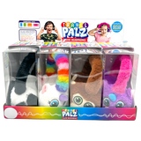 Wired Headphones Travel Pals Kids Plush with Retractable Cord - 4 Pieces Per Retail Ready Display 23699