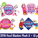 Blanket Plush Assortment Floor Display - 36 Pieces Per Retail Ready Display 88461