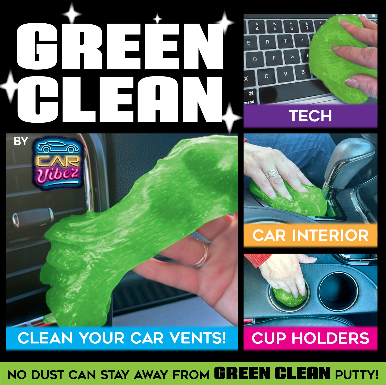 Cleaning Gel for Car Detailing Putty Car Vent Ireland