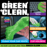 WHOLESALE GREEN CLEAN CAR PUTTY 6 PIECES PER DISPLAY 23718