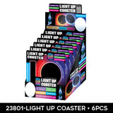 WHOLESALE LIGHT UP COASTER 6 PIECES PER DISPLAY 23801