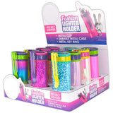 Metal Lighter Case Key Chain with Clip - 12 Pieces Per Retail Ready Display 23929